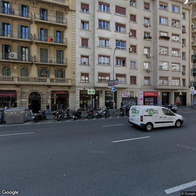 Street view near Farmàcia López Rodríguez, Sofia in Barcelona