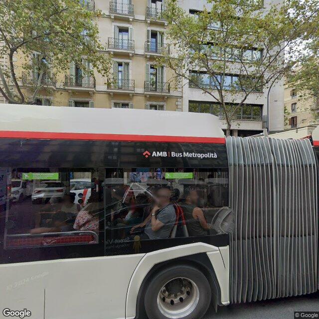 Street view near Farmàcia Lafarga Mestre, Jordi in Barcelona