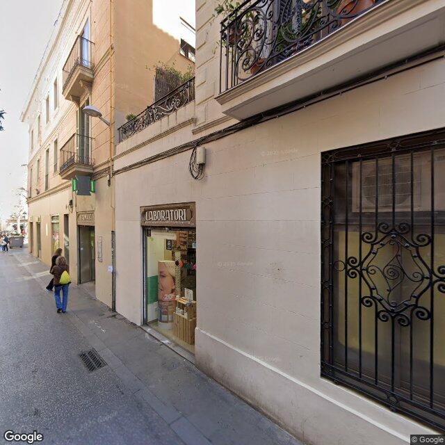 Street view near Farmàcia Laura Sagarra in Barcelona