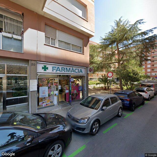 Street view near Farmàcia León Zamorano, Jorge I Mayte in Barcelona