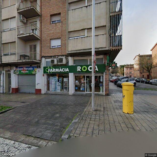 Street view near Farmàcia Leonor Roca in Lérida