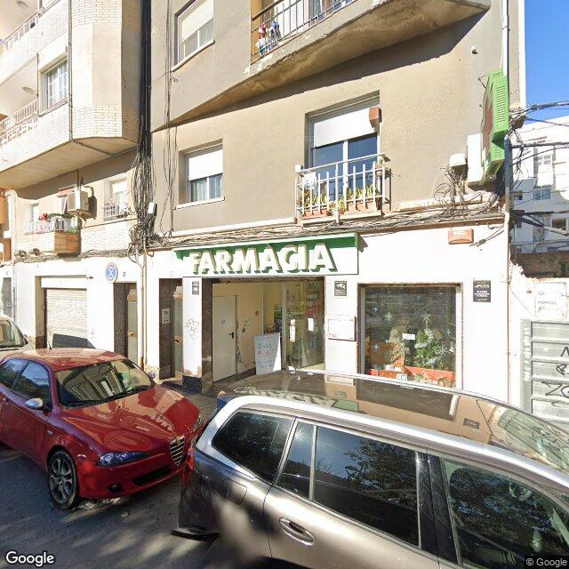 Street view near Farmàcia Les Piràmides in Badalona