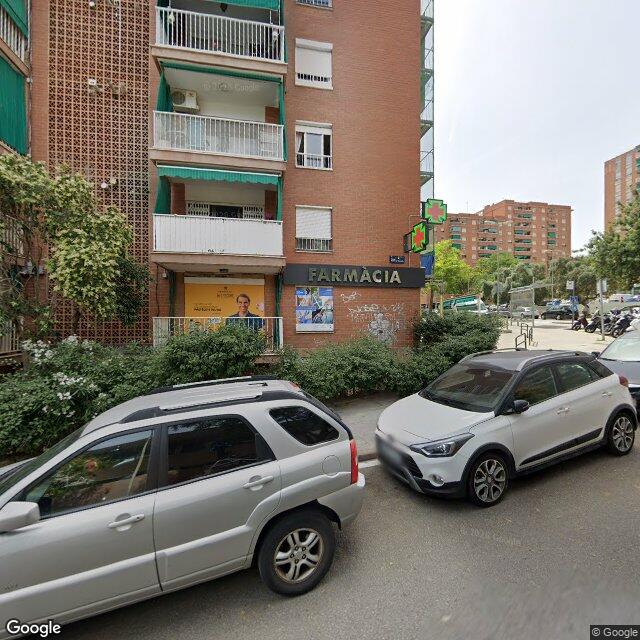 Street view near Farmàcia Lloreda in Barcelona