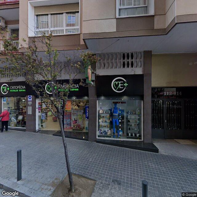 Street view near Farmàcia M. Carme I Mercè Morales Espina in Barcelona