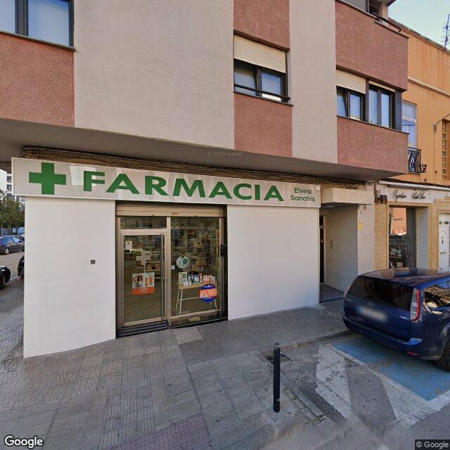 Street view near Farmàcia M. Elvira Sanchis Aramburo in Spain