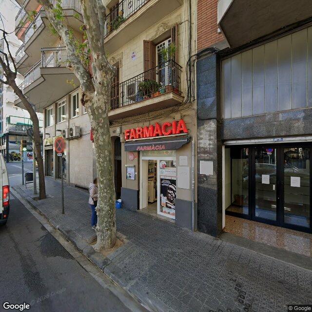 Street view near Farmàcia M. Ferro Mauri in Barcelona