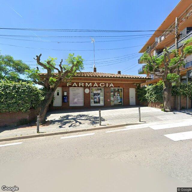Street view near Farmàcia M. Manyer Català - S. Asencio Repullés in Barcelona