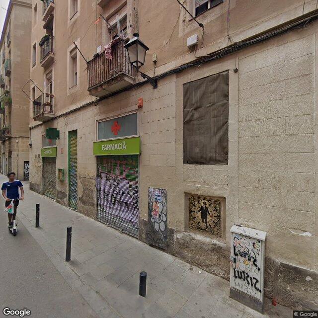 Street view near Farmàcia Mandianes, Anna - Vallcorba, Gisela in Barcelona
