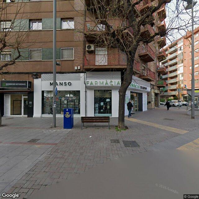 Street view near Farmàcia Manso in Lérida