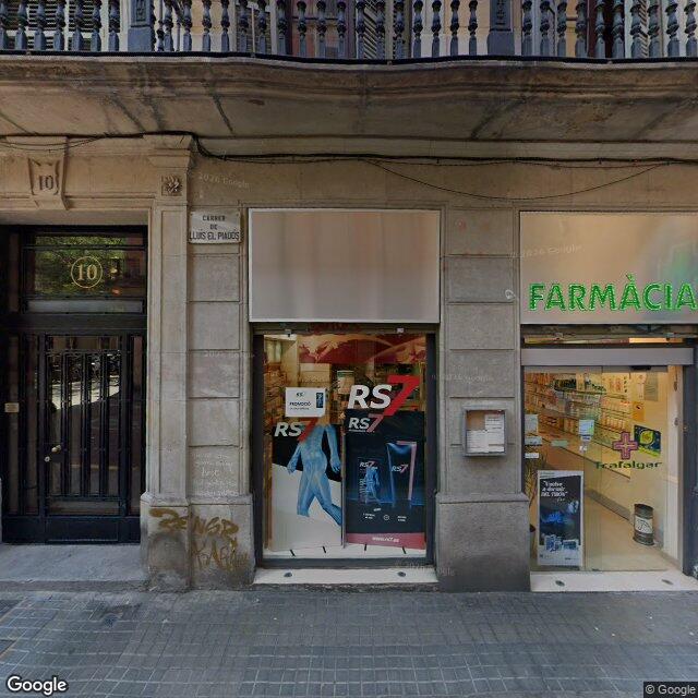 Street view near Farmàcia Marin Loscertales, Mariano in Barcelona