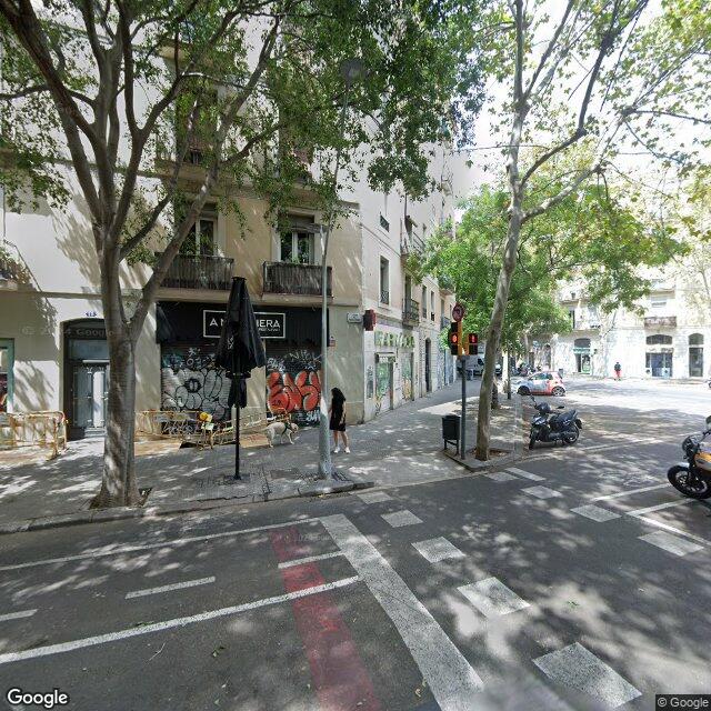 Street view near Farmàcia Martínez García, Almudena in Barcelona