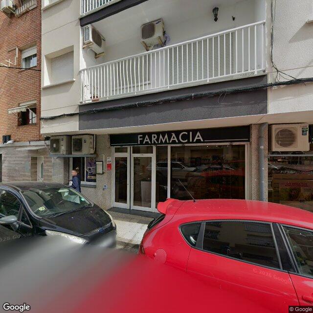 Street view near Farmàcia Martínez Valencia, Pau in Barcelona