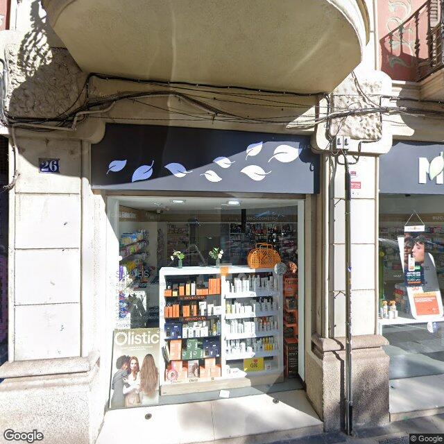 Street view near Farmàcia Mauri Martínez, Emília in Barcelona