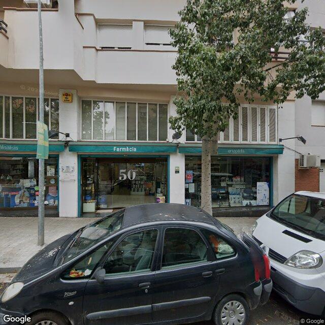 Street view near Farmàcia M.D. Xirau Vergés in Badalona
