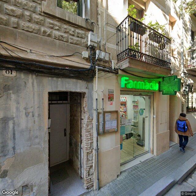 Street view near Farmàcia Mercè Rius Balet in Barcelona