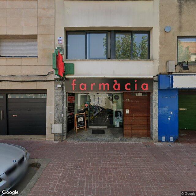 Street view near Farmàcia Merce Sora, Anabel in Barcelona