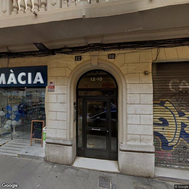 Street view near Farmàcia Milán Margañón, Oriol in Barcelona