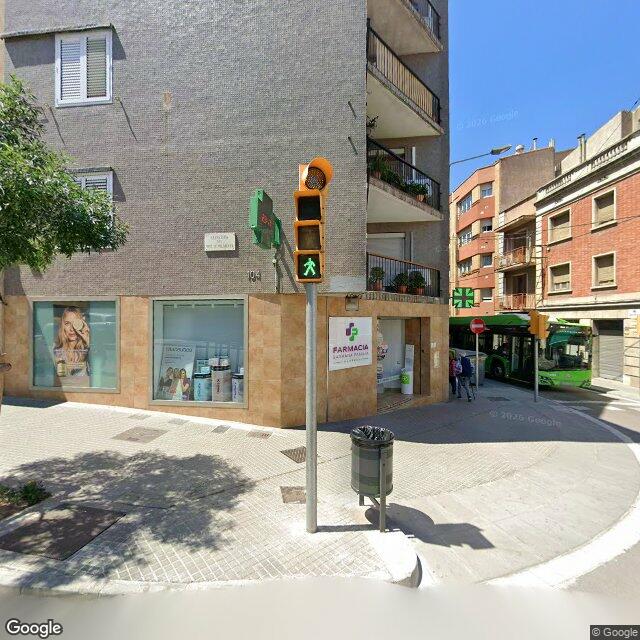 Street view near Farmàcia Miró in Barcelona