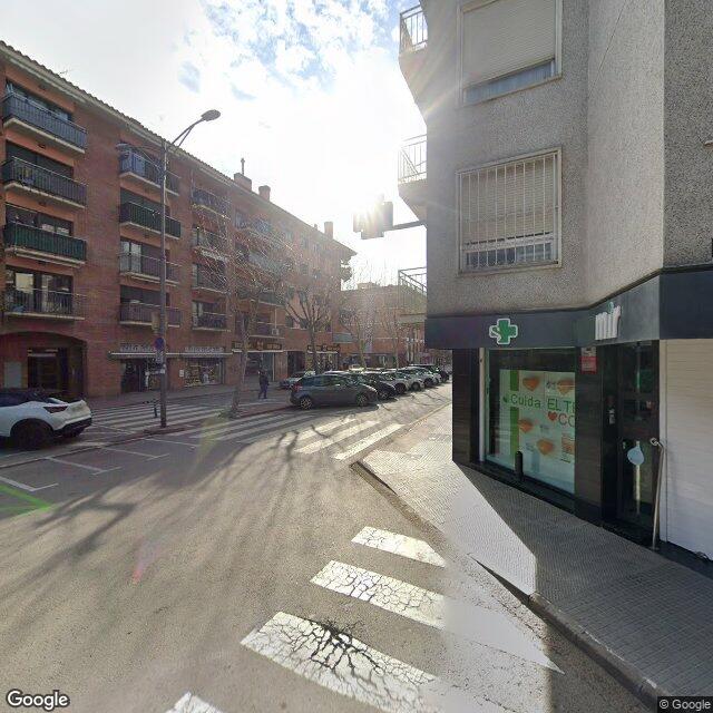 Street view near Farmàcia Mir Soler, Joaquim in Barcelona