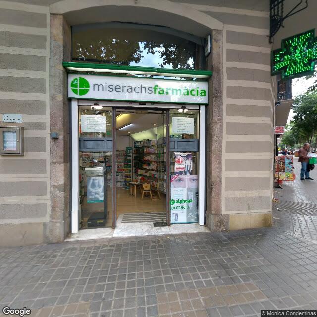 Street view near Farmàcia Miserachs Lalanda, Marta in Barcelona