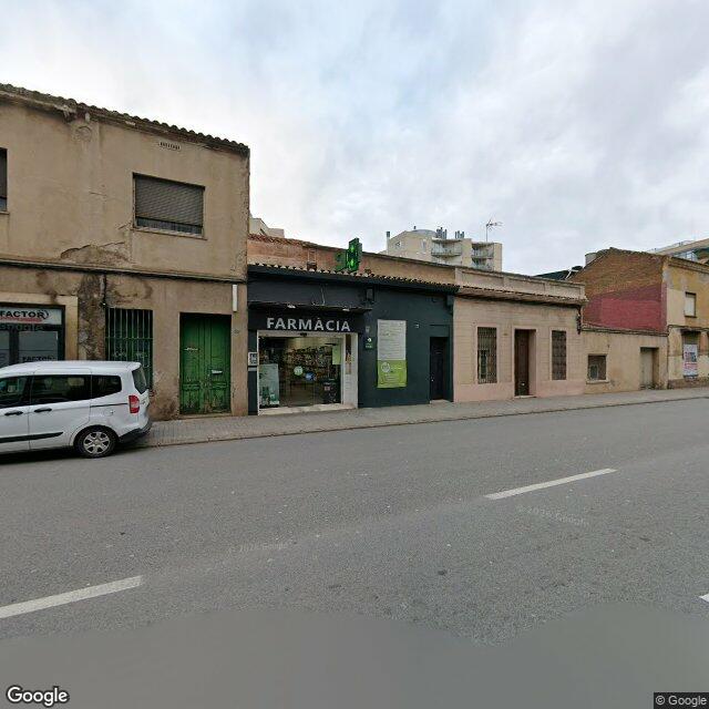Street view near Farmàcia Montané Bombardó, Glòria in Barcelona