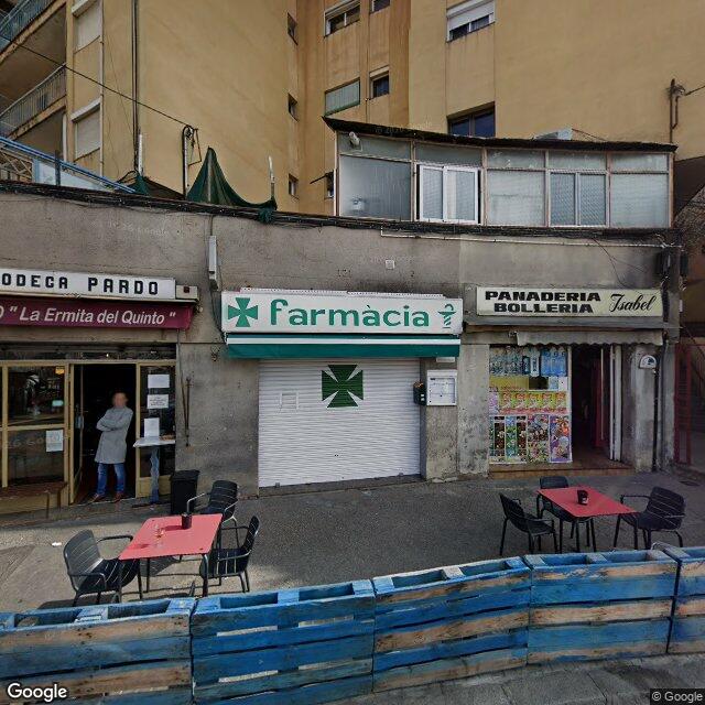 Street view near Farmàcia Montserrat Aymar Terricabras in Barcelona