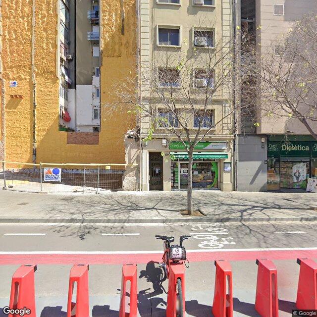 Street view near Farmàcia Montserrat Collado in Barcelona