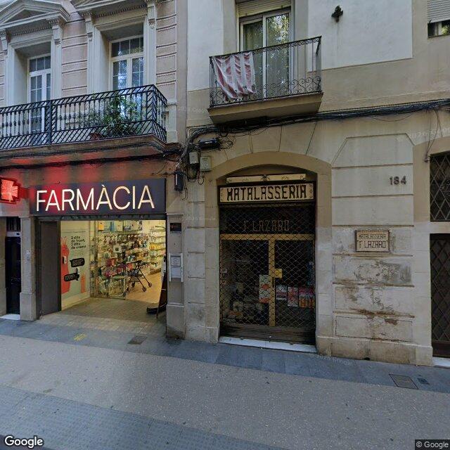 Street view near Farmàcia Mor Puig, Marta-Rodríguez Mur, Cristina in Barcelona