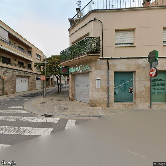 Street view near Farmàcia Mora, Anna - Font, Alícia in Barcelona