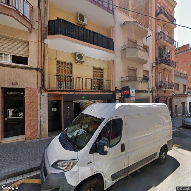 Street view near Farmàcia Morales Ballús, Mònica in Barcelona