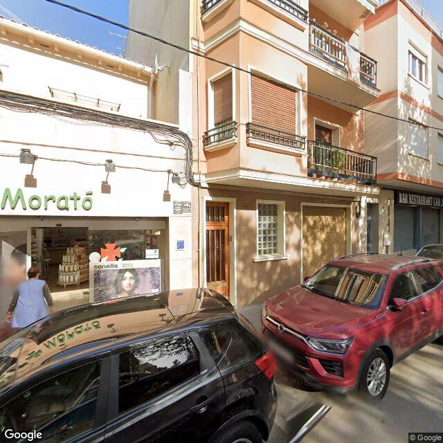 Street view near Farmàcia Morató in Barcelona