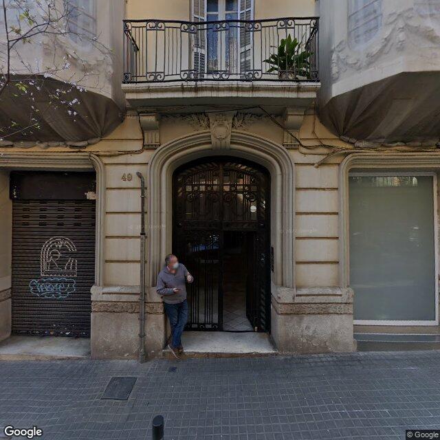 Street view near Farmàcia Moreno Yuste, Maria in Barcelona