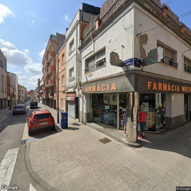 Street view near Farmàcia Muchart Masaller, Adriana in Barcelona