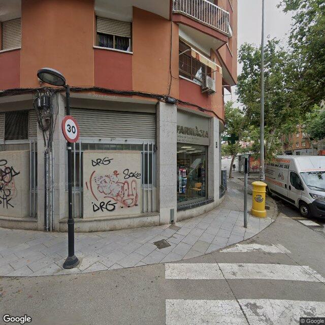 Street view near Farmàcia Núria Barloque Trius - A. Solans Laqué in Barcelona