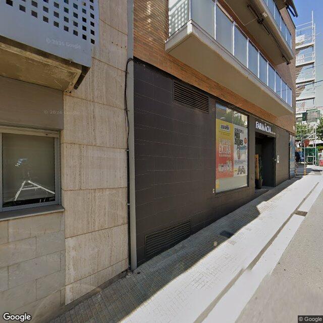 Street view near Farmàcia Núria Brun in Barcelona