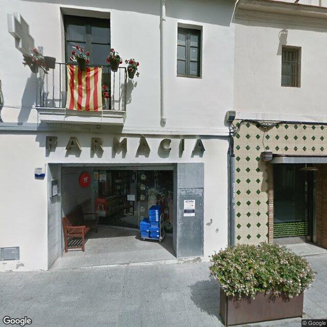 Street view near Farmàcia Núria Guillen Vidal in Barcelona