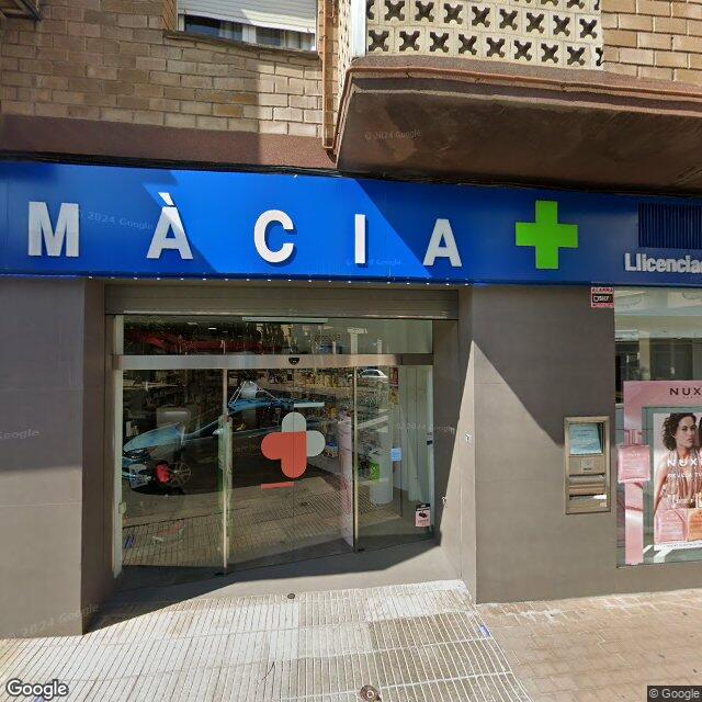 Street view near Farmàcia Núria Robinat in Lérida