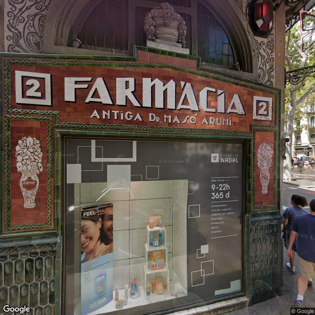 Street view near Farmàcia Nadal Casas, Manuel in Barcelona