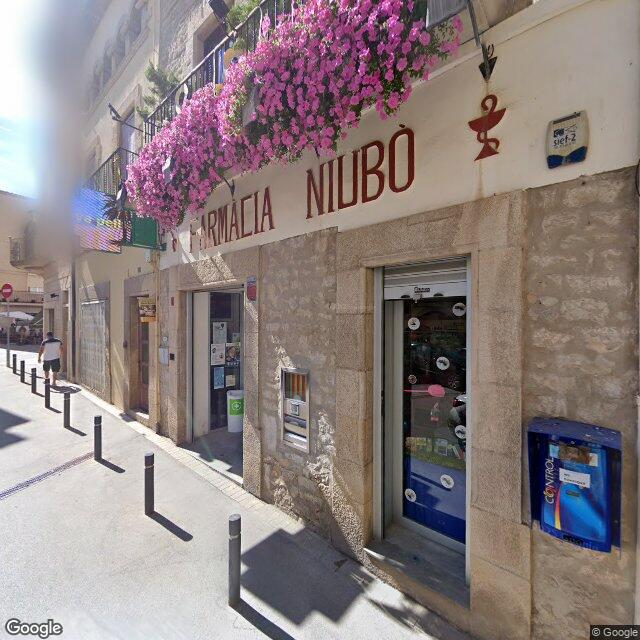 Street view near Farmàcia Niubó Aragues, M. Eugènia in Les Borges Blanques
