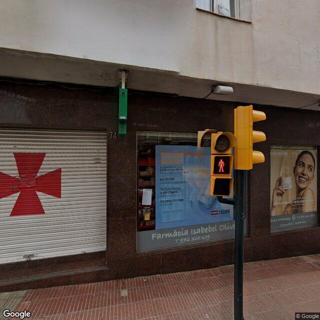 Street view near Farmàcia Olivé Vidal, Isabel in Gerona