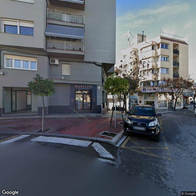 Street view near Farmàcia Oliveras Massana, M. Àngels in Barcelona