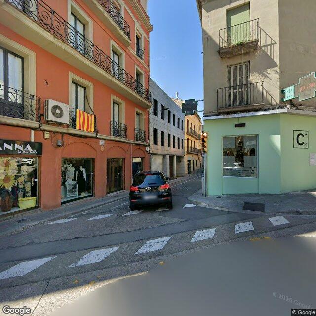 Street view near Farmàcia Pavia in Barcelona