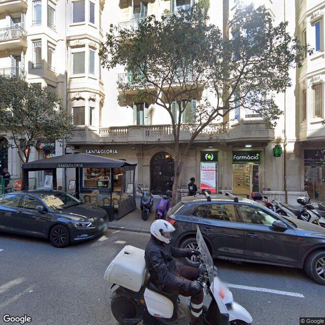Street view near Farmàcia Penella Peris, Rosa in Barcelona