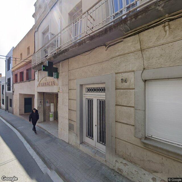 Street view near Farmàcia Pere Vendrell Matute in Barcelona
