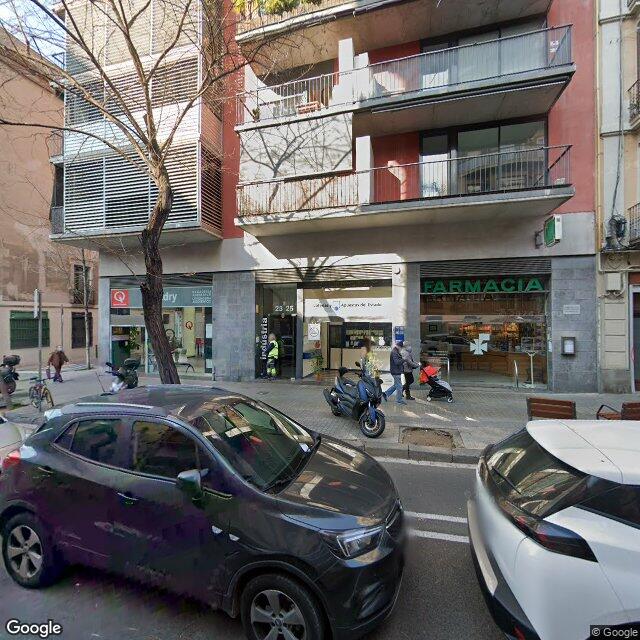 Street view near Farmàcia Petit Guinovart, A - Benlloch Petit, C in Barcelona