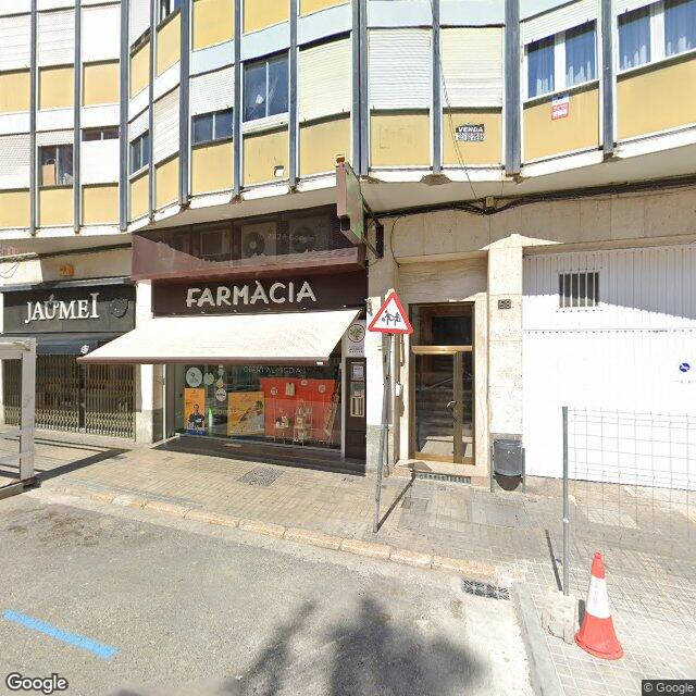Street view near Farmàcia Piqué Farré, Maribel in Lleida