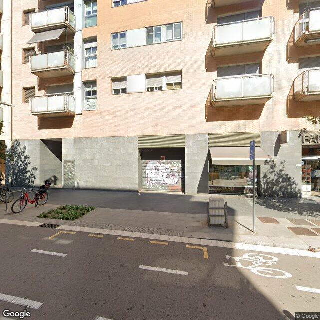 Street view near Farmàcia Planas Lasa, Rómulo in Barcelona