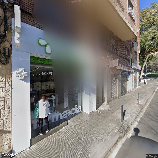 Street view near Farmàcia Plaza Ibiza in Barcelona