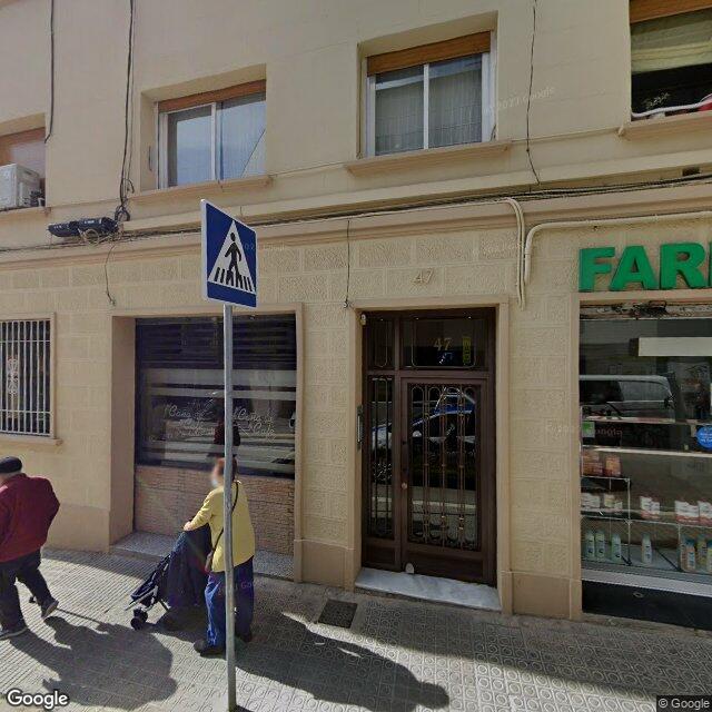 Street view near Farmàcia Prat Calvet, Josep in Barcelona