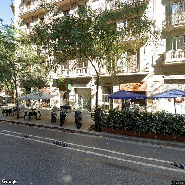 Street view near Farmàcia Puig De Dou, M. Queralt in Barcelona